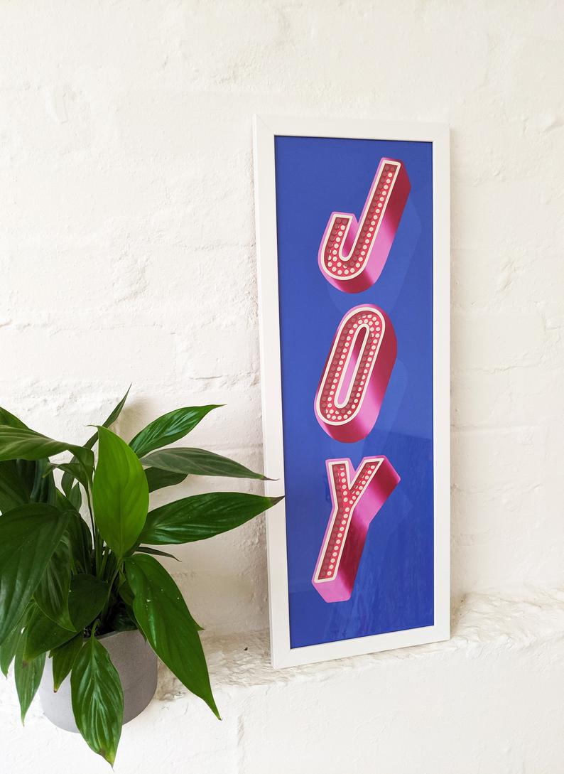 Joy - Typography Artwork